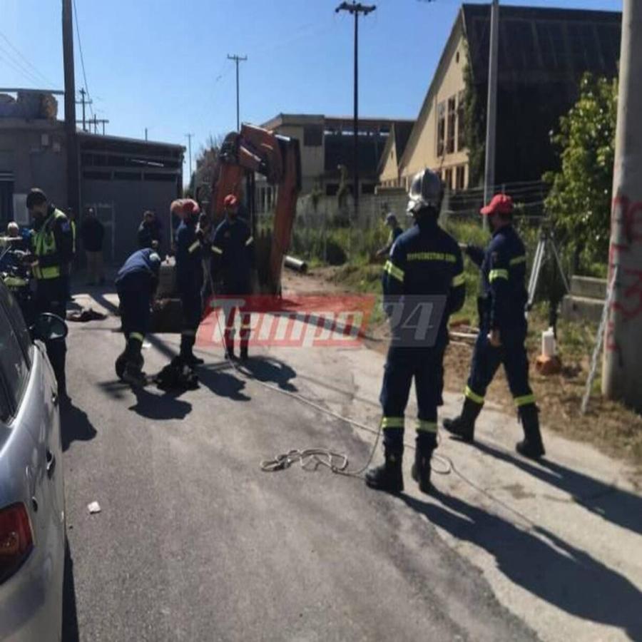 Πάτρα σοκ: 62χρονη γυναίκα έπεσε με το μηχανάκι μέσα σε φρεάτιο – Ευτυχώς είναι καλά στην υγεία της