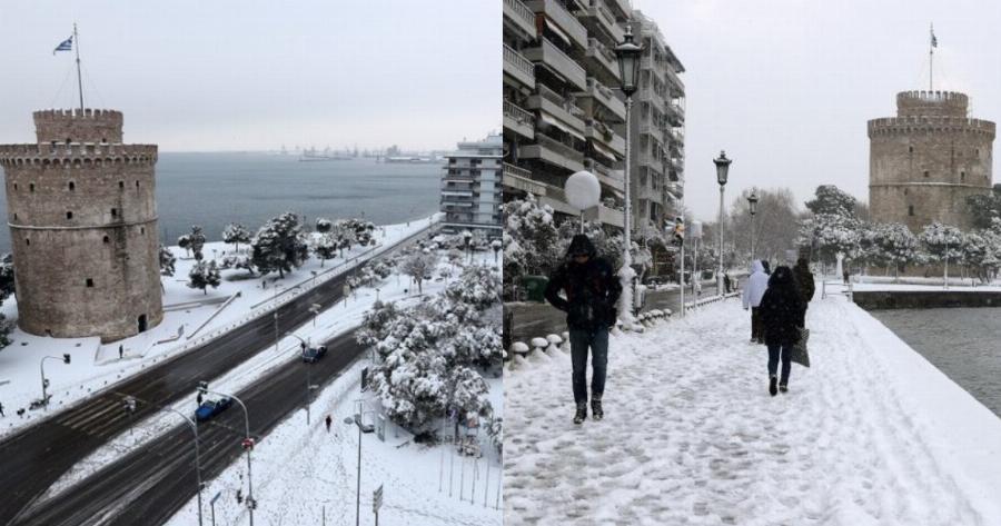 Χιόνια στη Θεσσαλονίκη: Η «Μήδεια» έφτασε και ασπρίζει την Ελλάδα – Που θα χιονίσει τις επόμενες ώρες