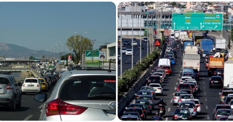 Κηφισός: Καραμπόλα με έξι οχήματα στη λεωφόρο – Έχει προκληθεί κυκλοφοριακό χάος