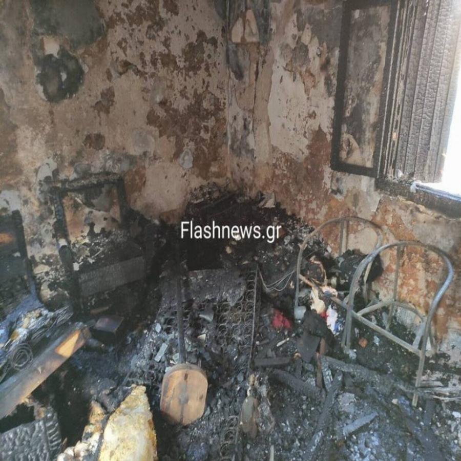 Σοκ στα Χανιά: Από θαύμα σώθηκαν τρεις άνθρωποι από φωτιά που ξέσπασε σε σπίτι