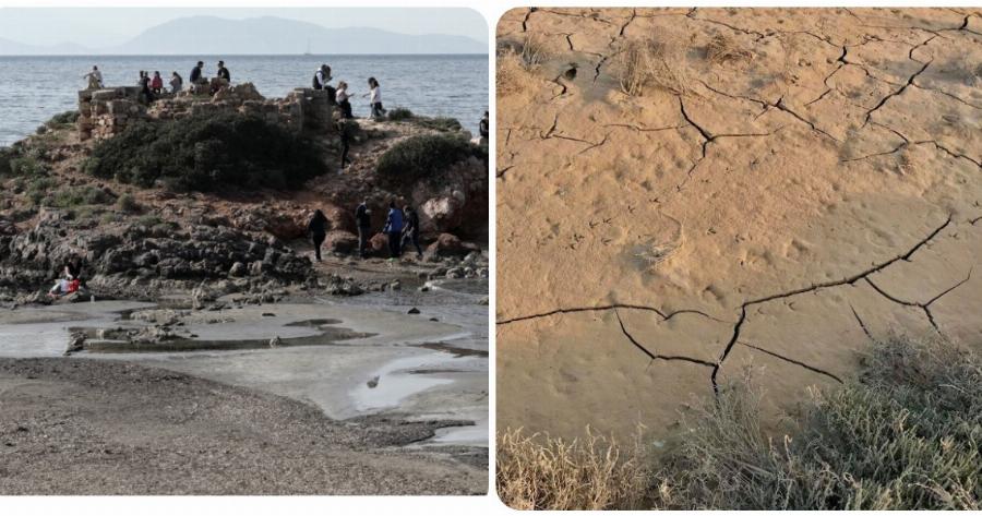 Καβούρι Αττικής: Υποχώρησε η θάλασσα λόγω άμπωτης – Είναι σημάδι ενδεχόμενου σεισμού;