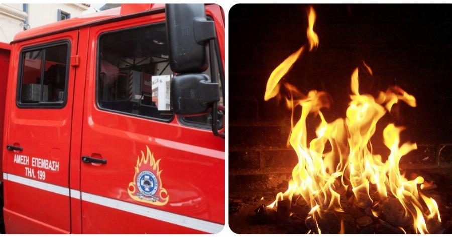 Κέντρο Αθήνας: Φωτιά σε αποθήκη στην οδό Κτενά – Επιχειρούν πυροσβέστες στο σημείο