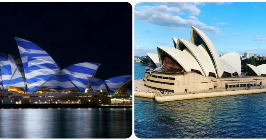 Όπερα του Σίδνεϋ: Θα φωταγωγηθεί με τα χρώματα της ελληνικής σημαίας προς τιμή του 1821