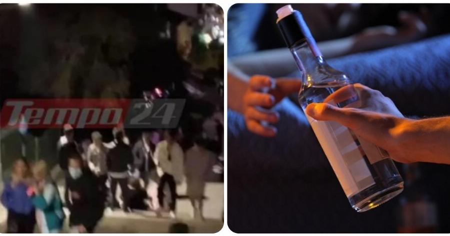 Πάτρα κορονοπάρτι: Απίστευτος συνωστισμός από νεαρό κόσμο στις σκάλες Γεροκωστοπούλου