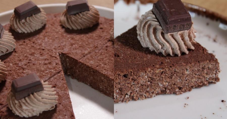 Νηστίσιμο γλυκό σοκολάτας χωρίς ψήσιμο για όλη την οικογένεια, έτοιμο σε 2 κινήσεις