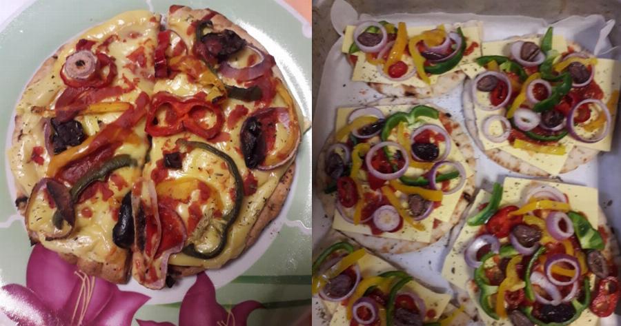 Νηστίσιμη πίτσα χωρίς λάδι για τη Μεγάλη Εβδομάδα