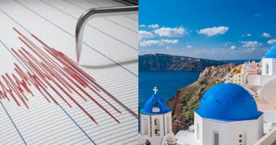 Σαντορίνη σεισμός: Ισχυρή σεισμική δόνηση 4 ρίχτερ κοντά στο νησί της Σαντορίνης