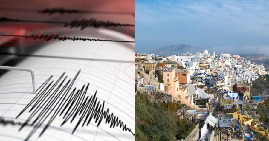 Σεισμός στη Σαντορίνη: Νέος σεισμός 3,4 ρίχτερ κοντά στο νησί της Σαντορίνης