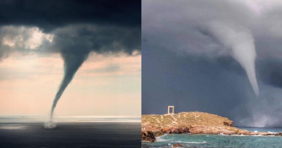 Θεσσαλονίκη σοκ: Περαστικός κατέγραψε ισχυρό ανεμοστρόβιλο στην περιοχή της Λαχαναγοράς