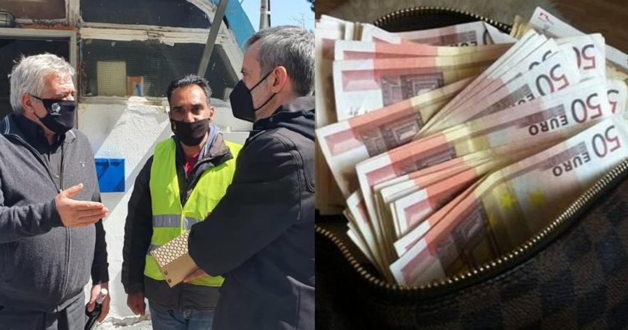 Θεσσαλονίκη: Εργαζόμενος του δήμου βρήκε τσάντα με 1.000 ευρώ και την παρέδωσε στην κάτοχό της