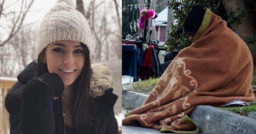 Αληθινή ιστορία: Φοιτήτρια αγόρασε καφέ και φαγητό για έναν άστεγο και του έφτιαξε τη μέρα