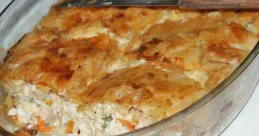 Κοτόπιτα σουφλέ: Κρυφή συνταγή για γεύση μούρλια που λιώνει στο στόμα