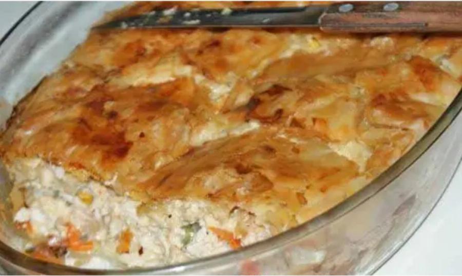 Κοτόπιτα σουφλέ: Κρυφή συνταγή για γεύση μούρλια που λιώνει στο στόμα