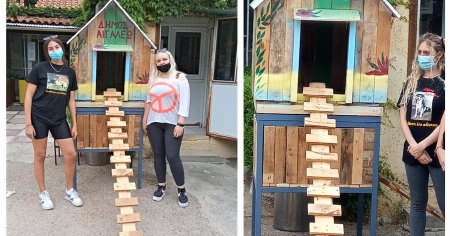 Ο Δήμος Αιγάλεω ετοιμάζει πανέμορφα ξύλινα σπιτάκια για τα αδέσποτα