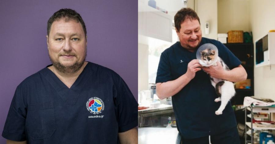 Ιωάννης Μπατσάς: Ο Έλληνας γιατρός που χαρίζει καθημερινά τη ζωή του στα αδέσποτα