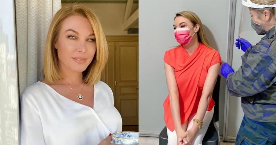 Τατιάνα Στεφανίδου: Το εμβόλιο για τον κορονοϊό, η χαρά στο πρόσωπό της και το δημόσιο μήνυμα της προς τον κόσμο