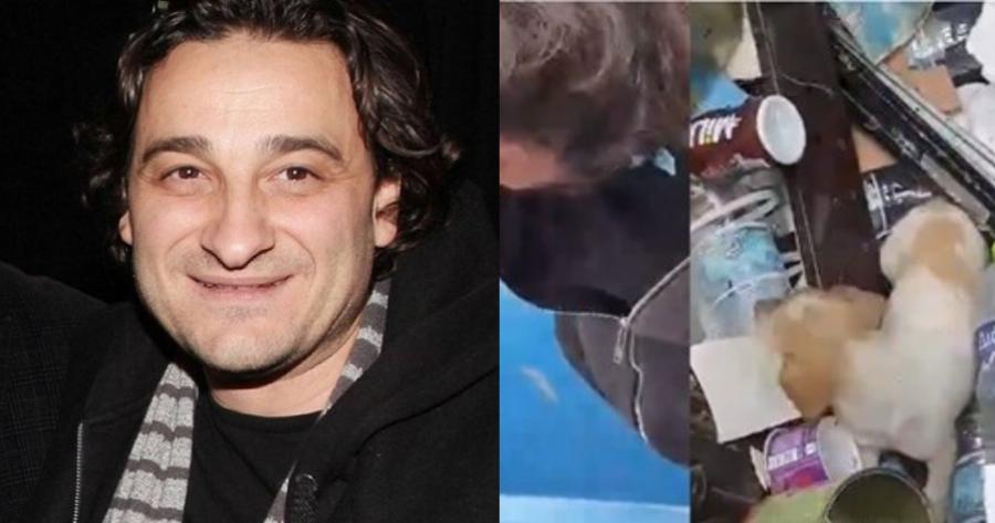 Βασίλης Χαραλαμπόπουλος: Ο ηθοποιός έσωσε κουτάβι που βρήκε πεταμένο σε κάδο σκουπιδιών