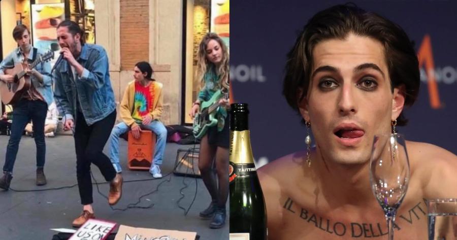 David Damiano: Οι παραστάσεις στους δρόμους της Ρώμης, η πρωτιά στη Eurovision και ο άγνωστος αρραβώνας στα 22 του