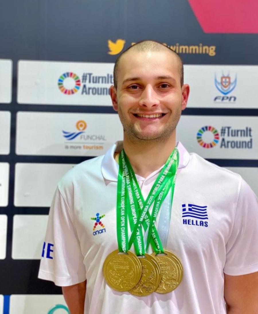 Δημοσθένης Μιχαλεντζάκης: Κατέκτησε και 3ο χρυσό μετάλλιο σπάζοντας όλα τα ρεκόρ στο Ευρωπαικό Πρωτάθλημα Κολύμβησης