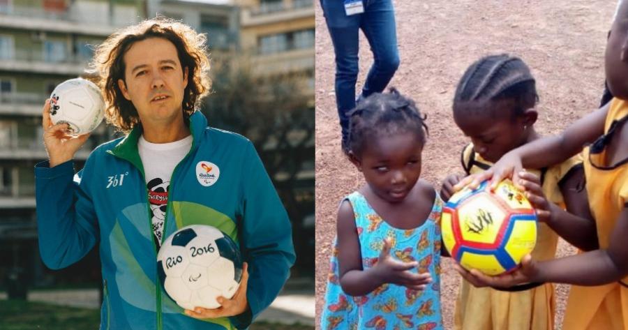 Ηλία Μάστορας: Ο Έλληνας που φτιάχνει μπάλες που κουδουνίζουν για τυφλά παιδιά συγκινεί το διαδίκτυο