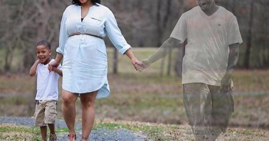 Έχασε τον άνδρα της δύο μήνες πριν γεννήσει! Για να τον τιμήσει έκανε μία φωτογράφιση με τον 4χρονο γιο τους με τη βοήθεια ενός φωτογράφου