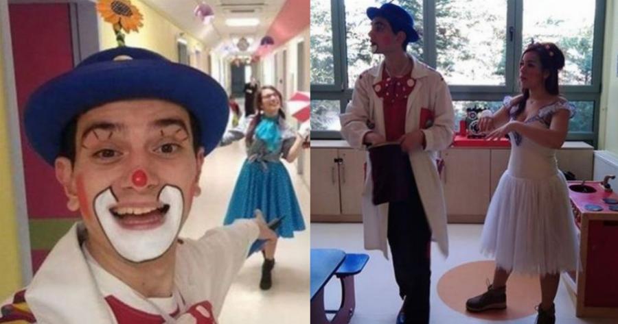 ΑΧΕΠΑ: Ο κλόουν που σκορπάει χαμόγελα στα άρρωστα παιδάκια