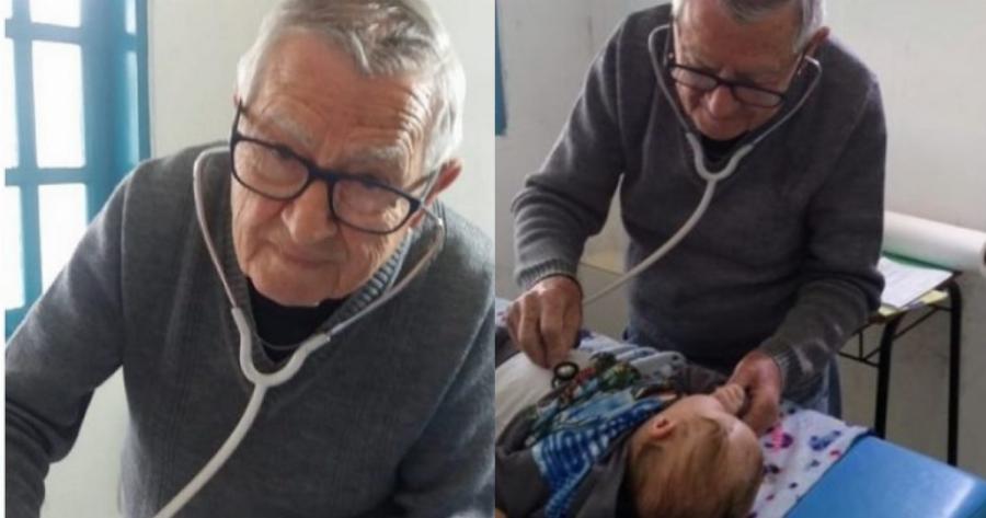 “Θα πεθάνω βοηθώντας”: 92χρονος παιδίατρος επισκέπτεται άρρωστα παιδιά εντελώς δωρεάν