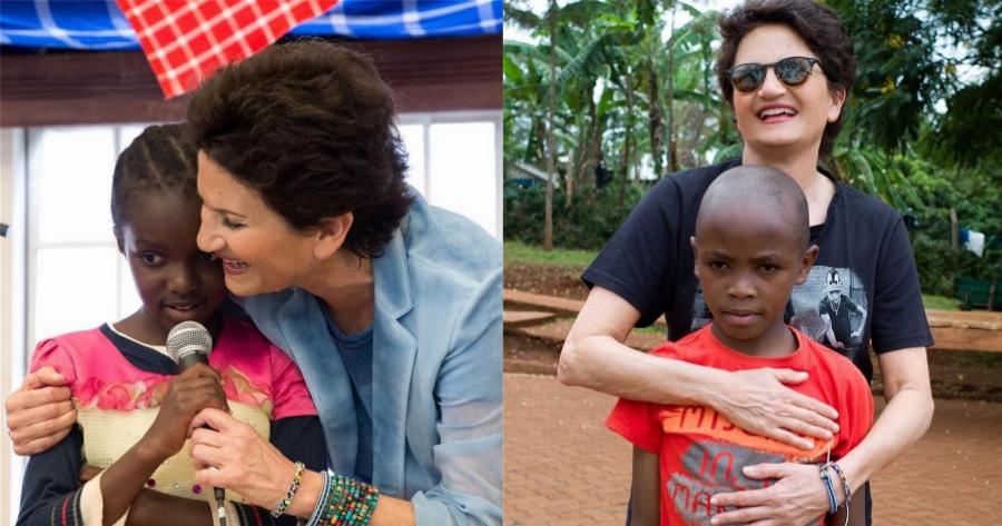 Άλκηστις Πρωτοψάλτη: Έγινε ανάδοχος ενός παιδιού από την Κένυα