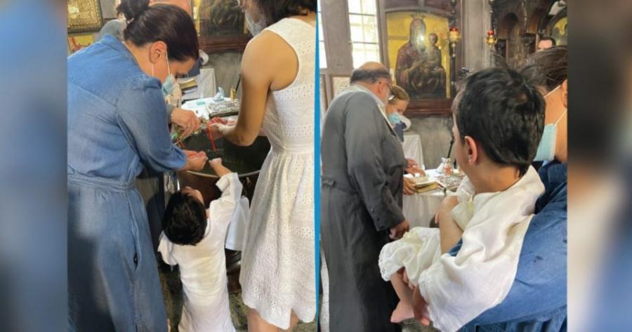 Ο 4χρονος Ταξιάρχης εγκαταλείφθηκε από τους γονείς του και το Χαμόγελο του Παιδιού ανέλαβε την επιμέλεια του και τον βάφτισε