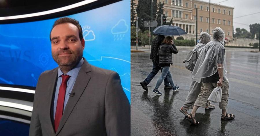 Κλέαρχος Μαρουσάκης: Έρχονται καταιγίδες, βροχές και χαλάζι τις επόμενες ώρες – Ποιες περιοχές θα χτυπηθούν