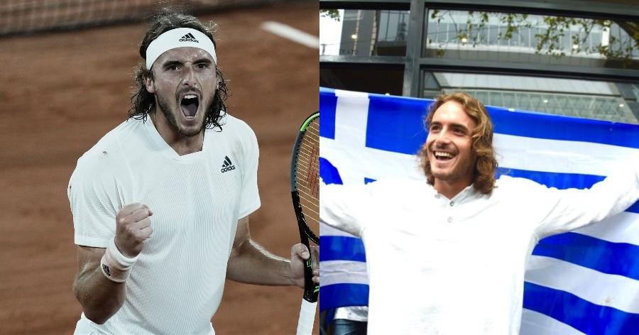 Στέφανος Τσιτσιπάς: Έγραψε ιστορία! Πέρασε στον τελικό του Ρολάν Γκαρός νικώντας 3-2 σετ – Ο πρώτος Έλληνας που το καταφέρνει