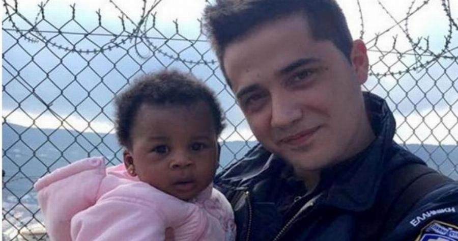 Έλληνας Αστυνομικός θέλησε να υιοθετήσει προσφυγόπουλο στη Σάμο.