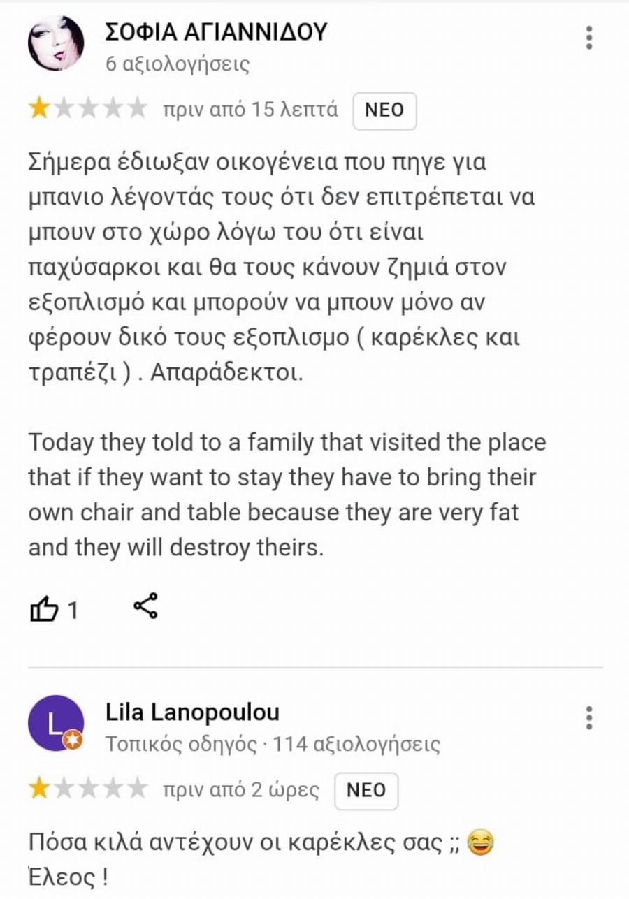 Άστρος Κυνουρίας: Πραγματική ντροπή –  Ιδιοκτήτης παραλίας απαγορεύει το μπάνιο σε παχύσαρκους