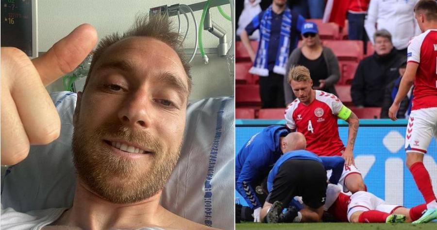 Η πρώτη ανάρτηση του Κρίστιαν Έρικσεν μέσα από το νοσοκομείο – «Ευχαριστώ πολύ»