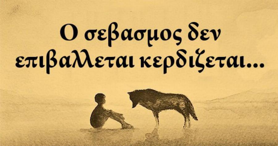 Φωτογραφία της ημέρας: Σεβασμός είναι μια από τις βασικές ιδιότητες