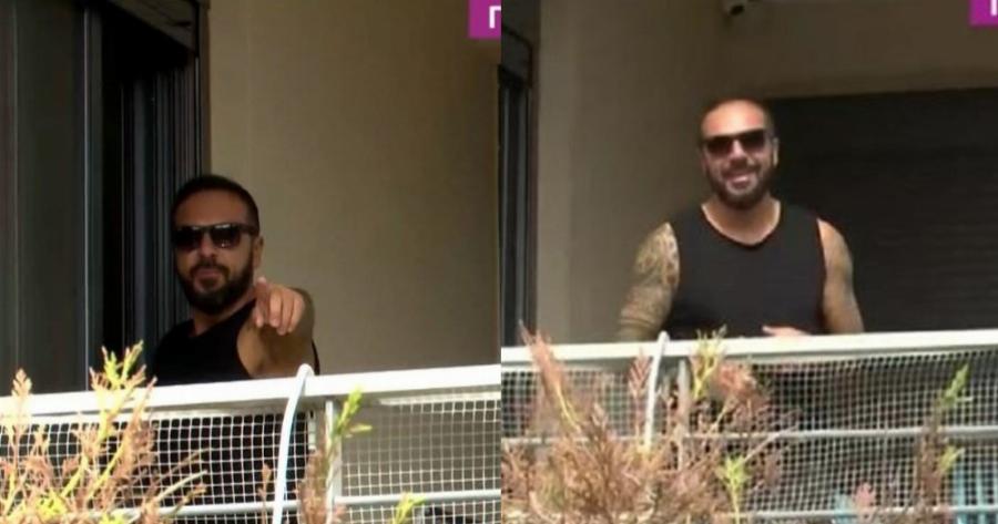 Τριαντάφυλλος σαν σούπερσταρ: Βγήκε στο μπαλκόνι της βίλας του, χαιρετώντας τους δημοσιογράφους