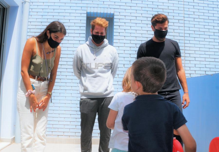 Άννα Μαρία Βέλλη, Τζέιμς Καφετζήςκαι Νίκος Μπάρτζης μοίρασαν χαμόγελα στα παιδάκια στην Ογκολογική Μονάδα Παίδων