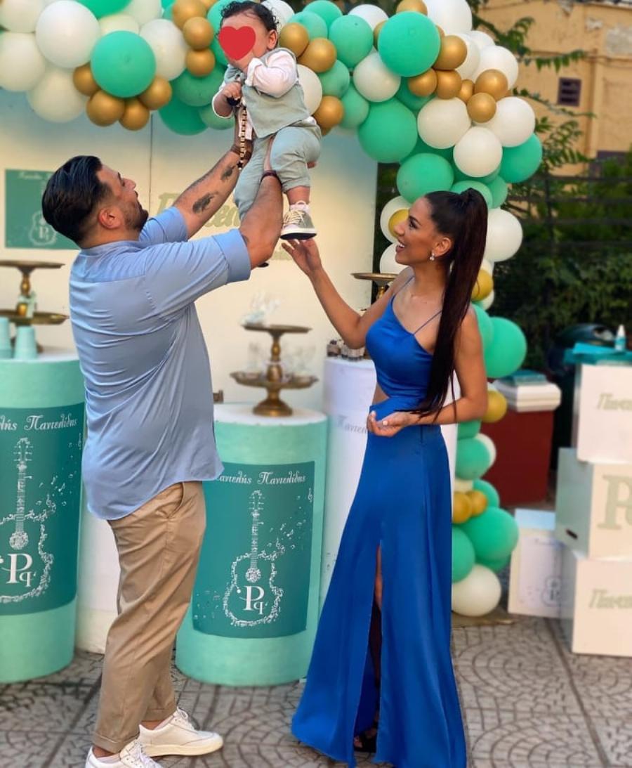 Και το όνομα αυτού Παντελής Παντελίδης: Πωλίνα Φιλίππου και Τριαντάφυλλος Παντελίδης βάφτισαν το αγοράκι τους