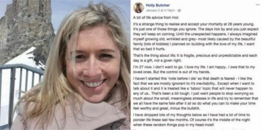 «Μην γκρινιάζετε, ζήστε»: 27χρονη Αυστραλή που πέθανε από καρκίνο έγραψε έναν ύμνο στη ζωή