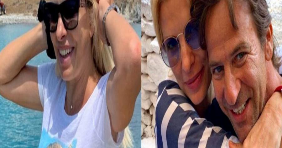 Πιο όμορφη και φυσική από ποτέ: Η Ελένη Μενεγάκη ποζάρει αρετουσάριστη στην αυλή της στα Άχλα