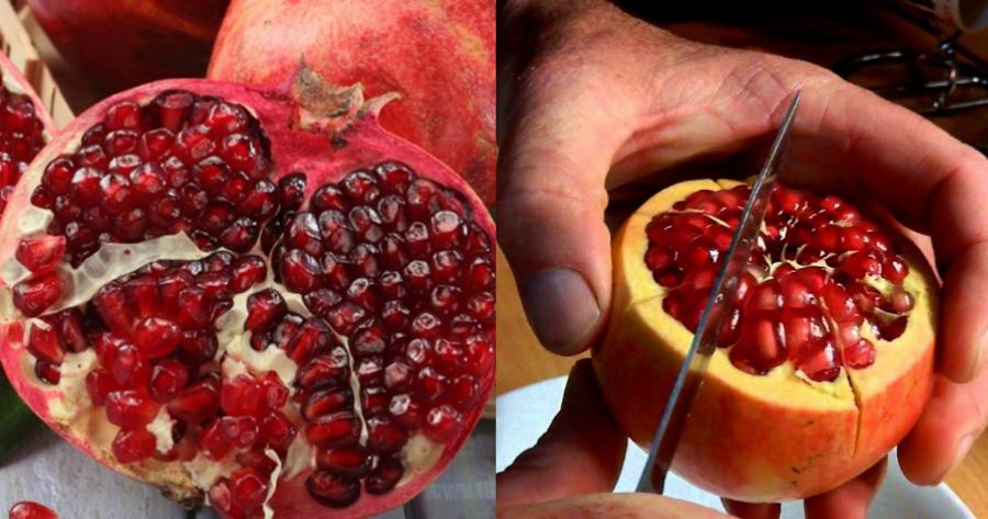 Πως να καθαρίσεις ένα Ρόδι σε 5 λεπτά δίχως να το χαλάσεις και να λερωθείς