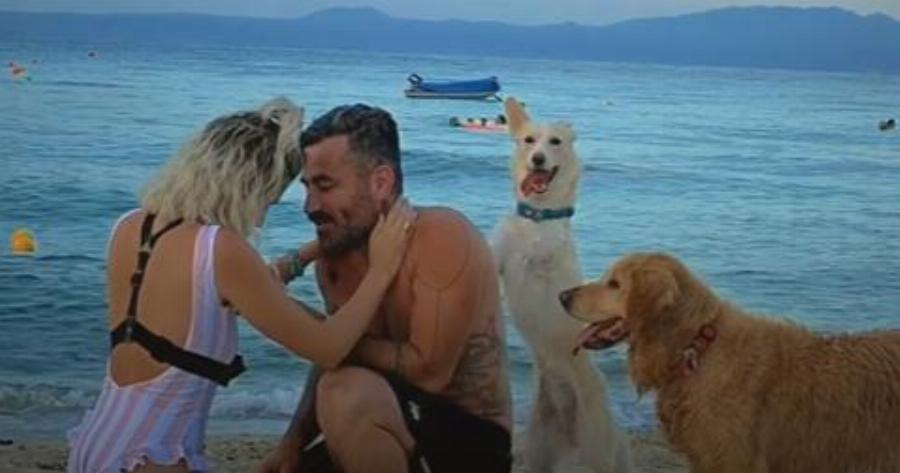 Γιώργος Μαυρίδης: Πρόταση γάμου στην Κρίστυ – Η σκυλίτσα Molly έφερε το δαχτυλίδι