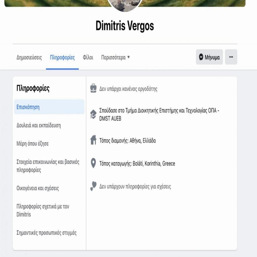 Δημήτρης Βέργος: Αυτός είναι ο δολοφόνος της 26χρονης Γαρυφαλλιάς στη Φολέγανδρο – Tο προφίλ του στο facebook