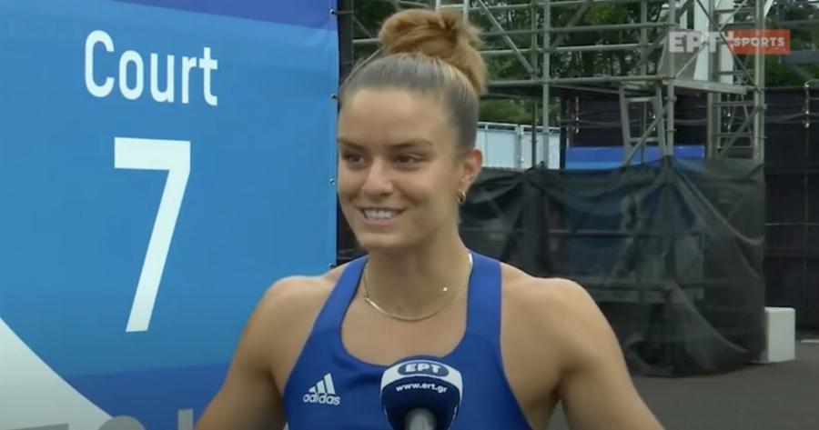 Μαρία Σάκκαρη: «Εδώ δεν είμαι σαν Σάκκαρη, αλλά σαν Ελλάδα και ελπίζω να σας κάνω περήφανους»