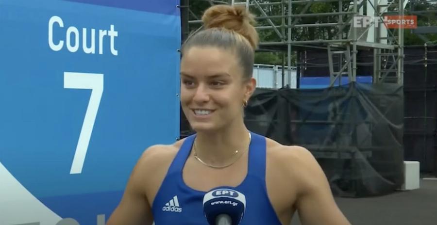 Μαρία Σάκκαρη: «Εδώ δεν είμαι σαν Σάκκαρη, αλλά σαν Ελλάδα και ελπίζω να σας κάνω περήφανους»