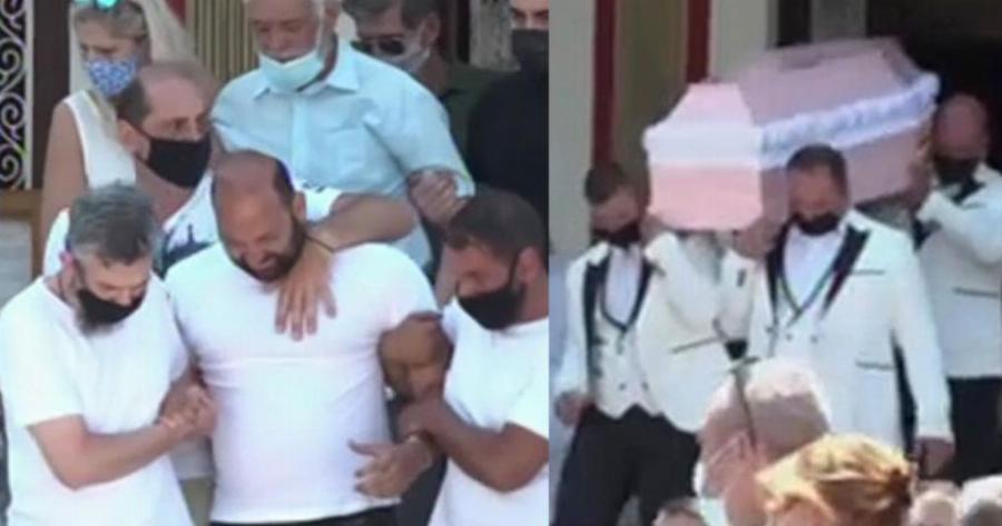 Σκηνές αρχαίας τραγωδίας στη Νίκαια: Σε κλίμα βαθιάς οδύνης το τελευταίο «αντίο» στην 7χρονη Παναγιώτα