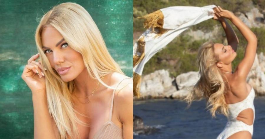 Πιο γραμμωμένη από ποτέ: Η Μαλέσκου με λευκό μπικίνι είναι η πιο σαγηνευτική Ελληνίδα