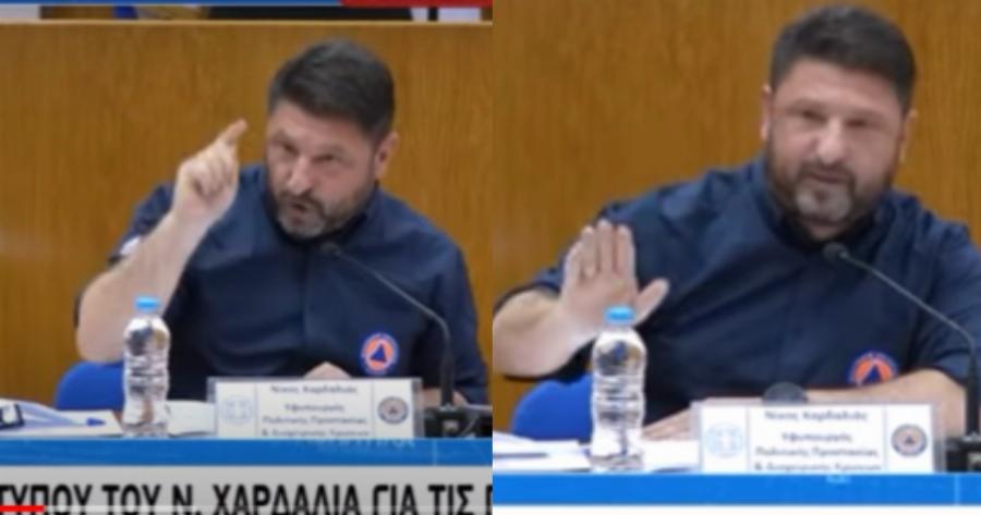 “Έτοιμος να παραιτηθώ αν το θέλει ο πρωθυπουργός”: Τα δάκρυα του Νίκου Χαρδαλιά στη συνέντευξη