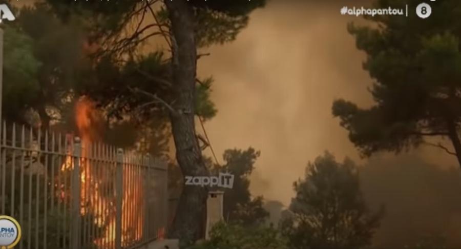 «Φύγαμε, φύγαμε»: Τρομακτικές στιγμές με ουρλιαχτά για ρεπόρτερ σε ζωντανή μετάδοση