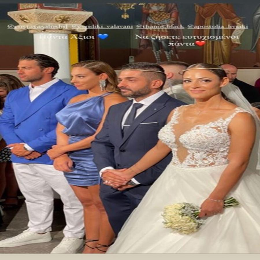 Βαλαβάνη – Βασάλος: Υπέροχα τα νέα για το ζευγάρι – Η φωτογραφία τους μέσα από την εκκλησία